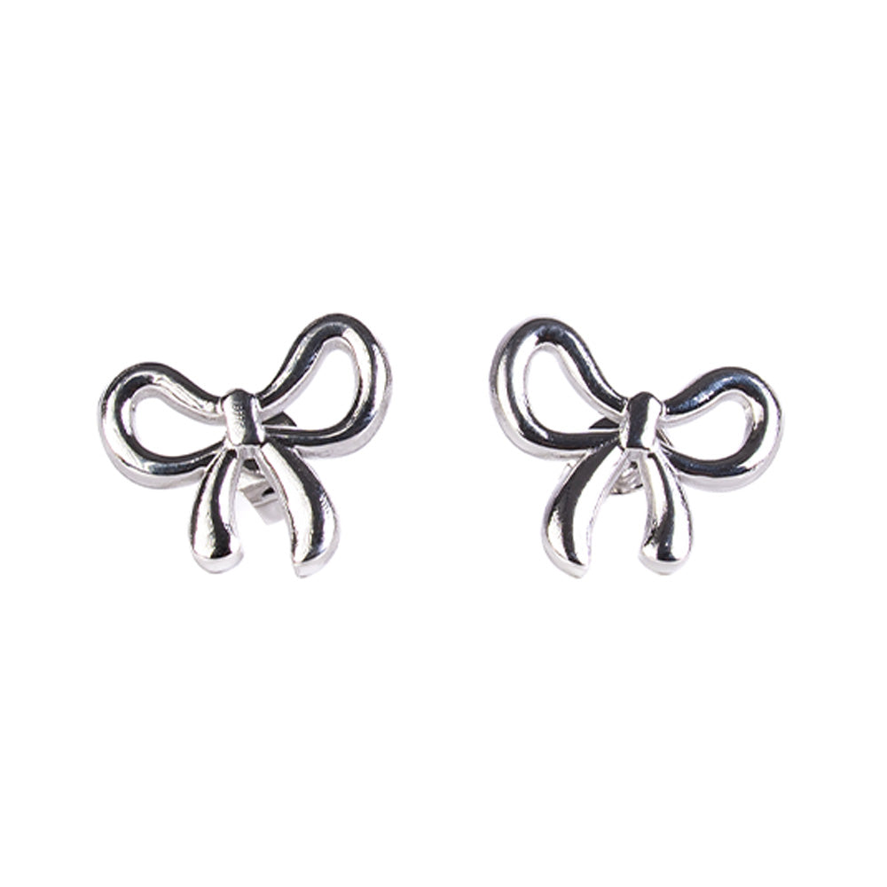 ORECCHINI A LOBO CON FORMA A FIOCCO