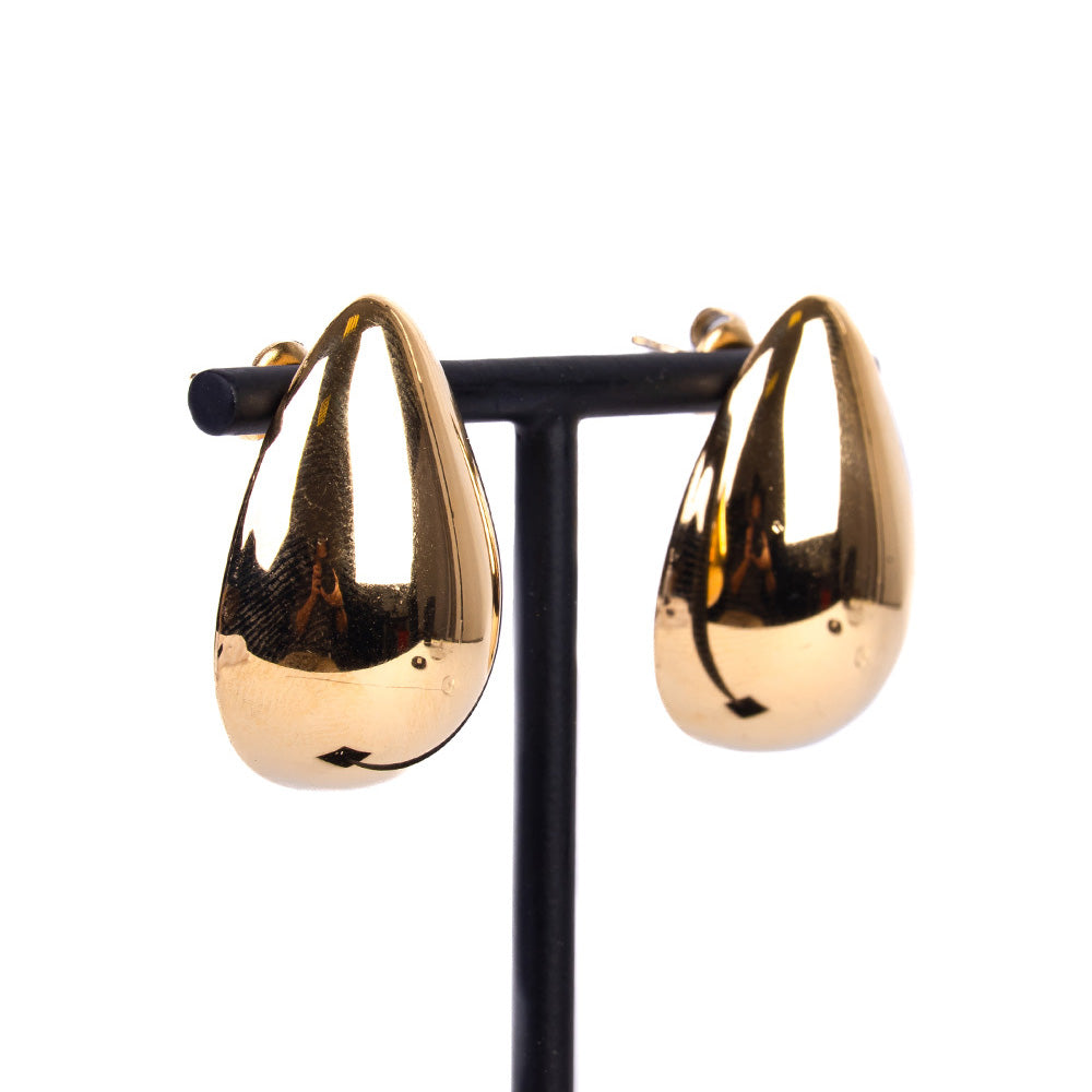 ORECCHINI PENDENTI A GOCCIA PIATTA