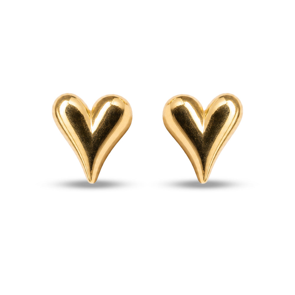 ORECCHINI A LOBO A CUORE
