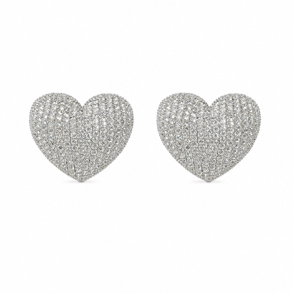 COPRI BOTTONI A FORMA DI CUORE CON STRASS
