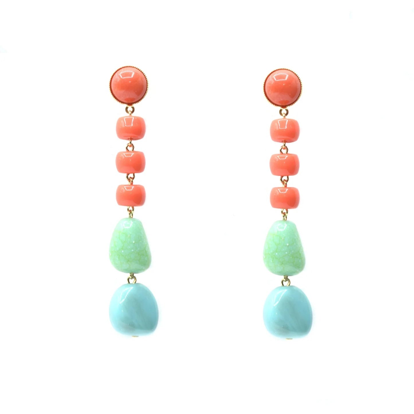 ORECCHINI PENDENTI CON CON PIETRE