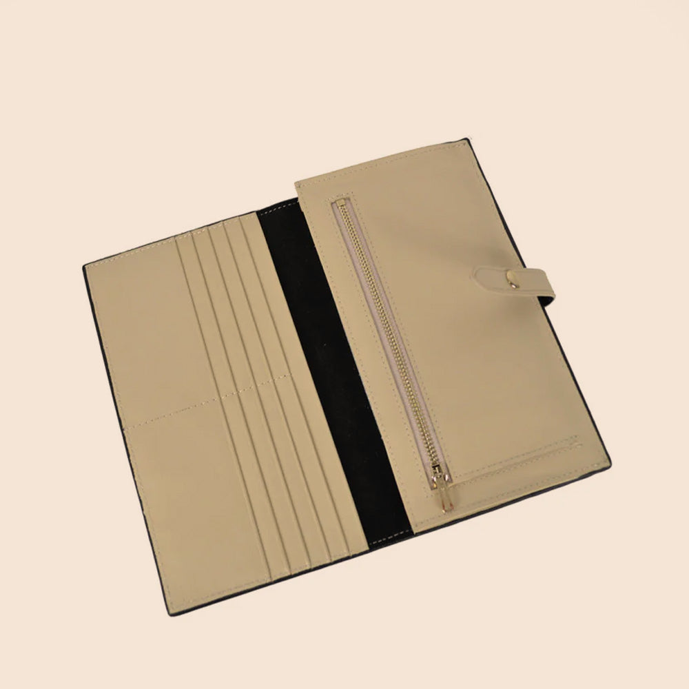 PORTAFOGLIO GRANDE CON CINTURINO CENTRALE