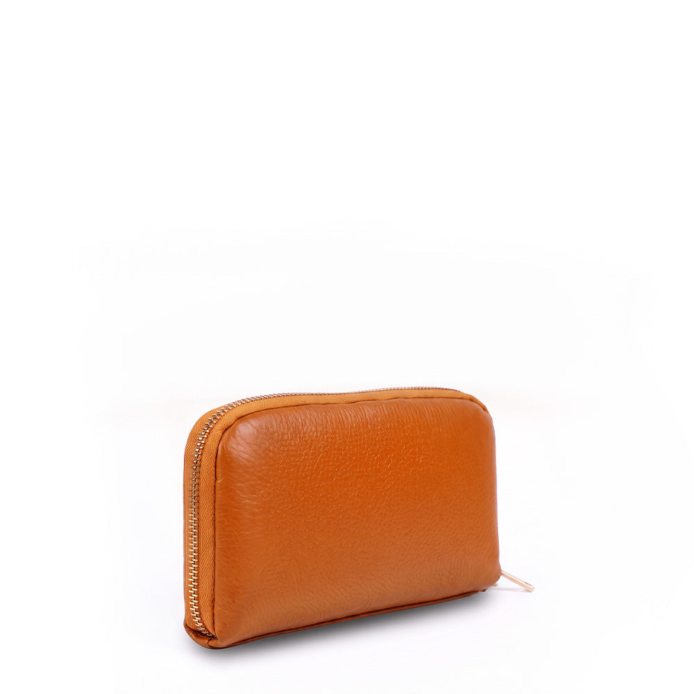 PORTAFOGLIO POCHETTE CON ZIP E TRE SCOMPARTI