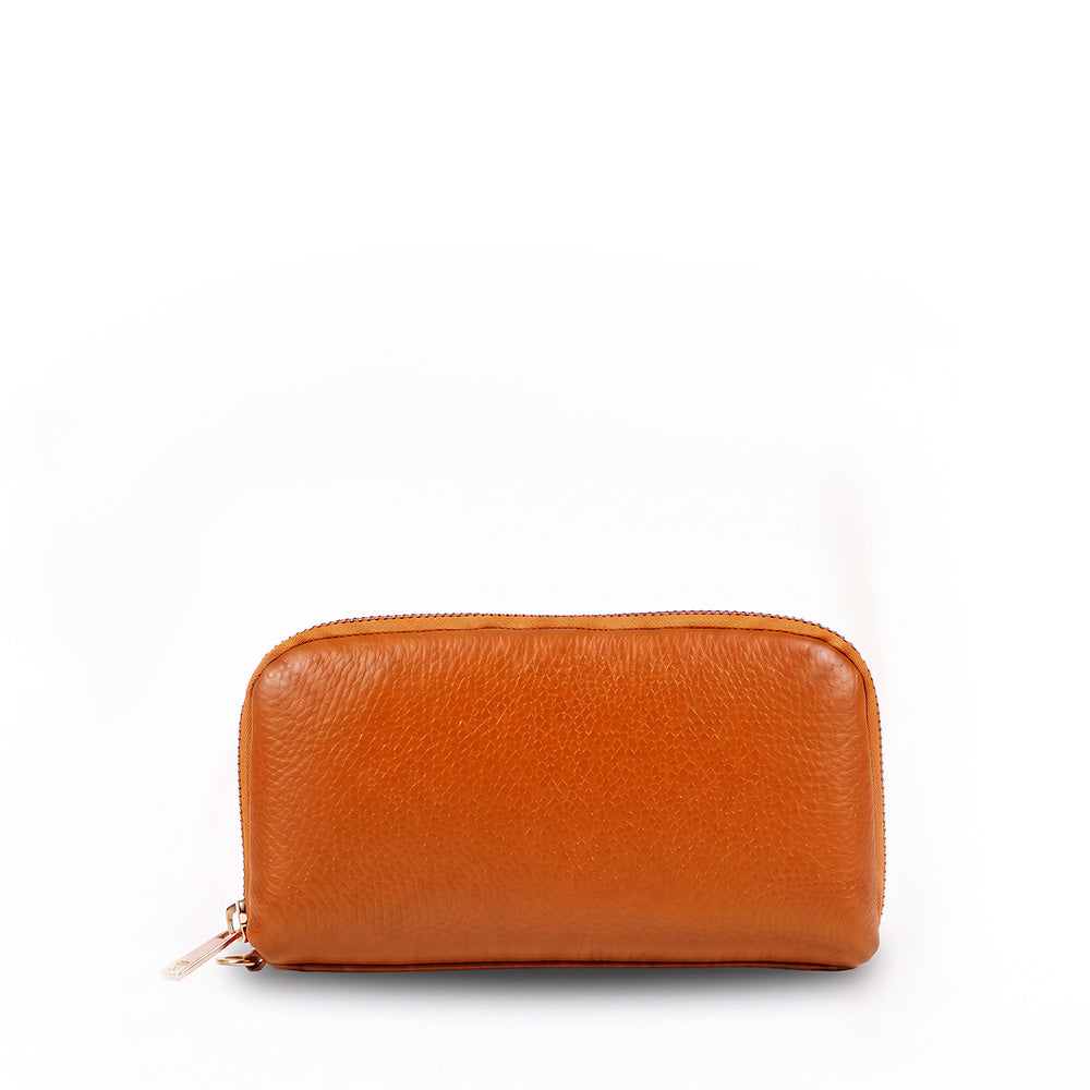 PORTAFOGLIO POCHETTE CON ZIP E TRE SCOMPARTI