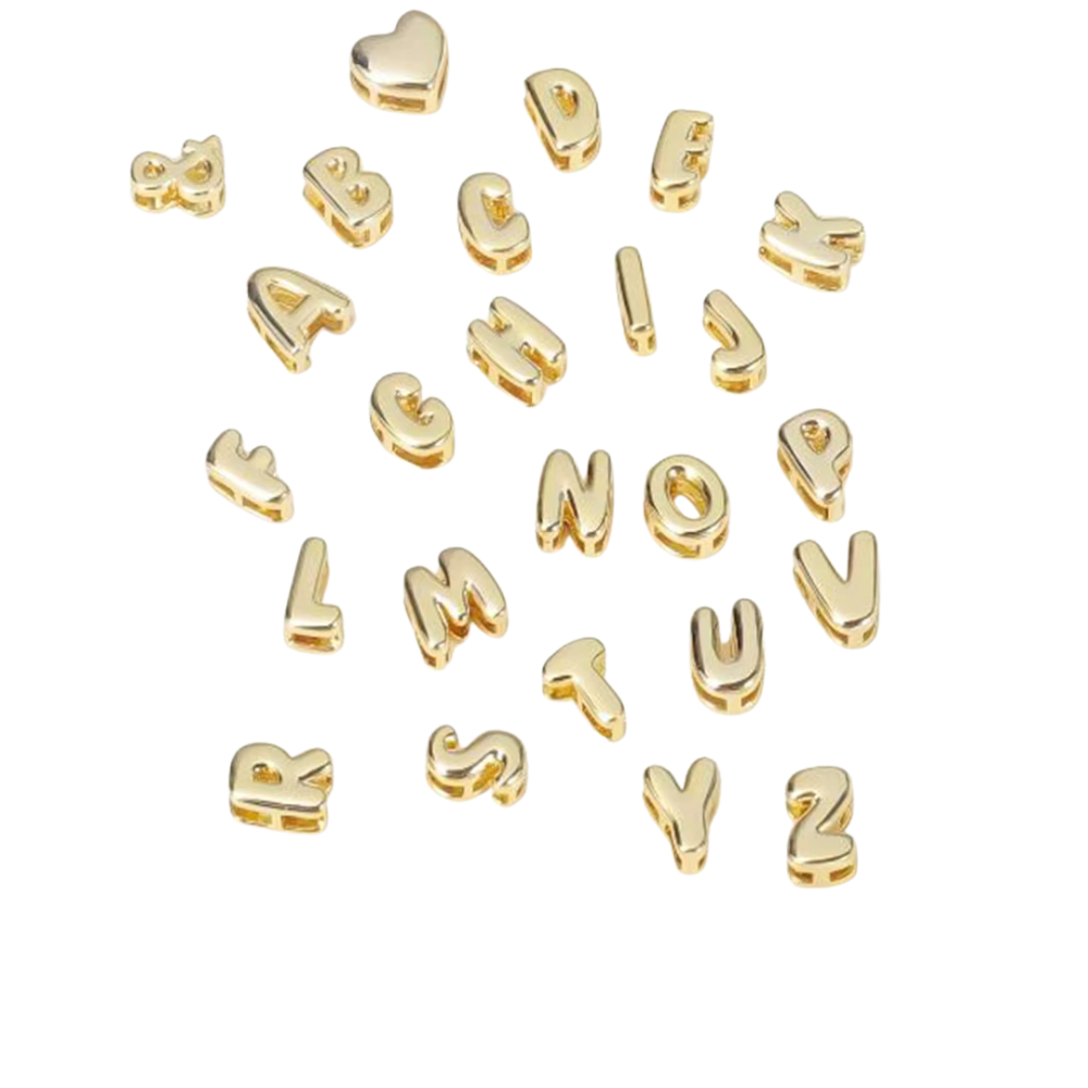 LETTERA BOUBLE U IN ACCIAIO PLACCATO ORO