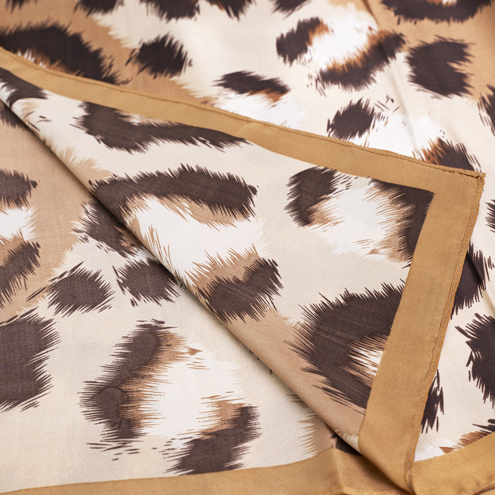 SCIARPA LEGGERA TRAMA LEOPARDATA