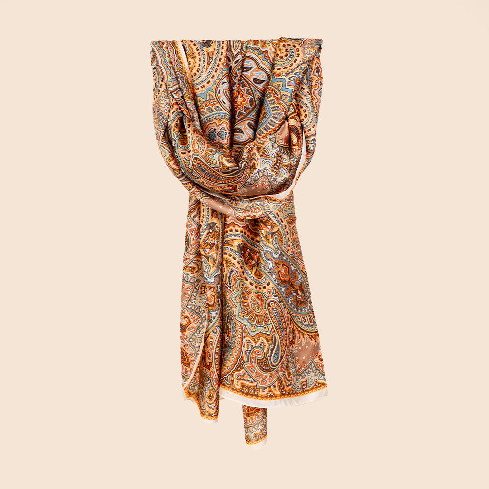 CASHMERE PATTERN SCARF IN DIFFERENT COLORS