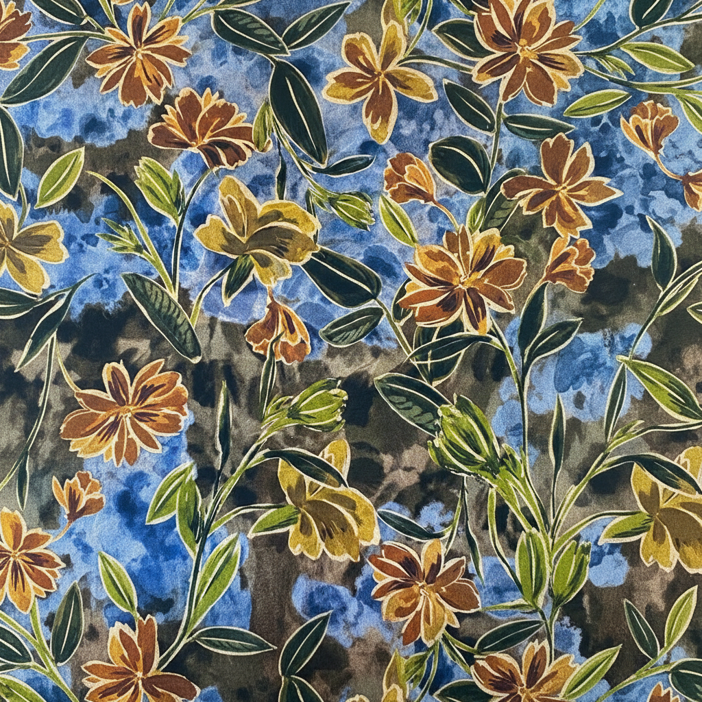 SCIARPA FOULARD IN SETA GRANDECON FIORI