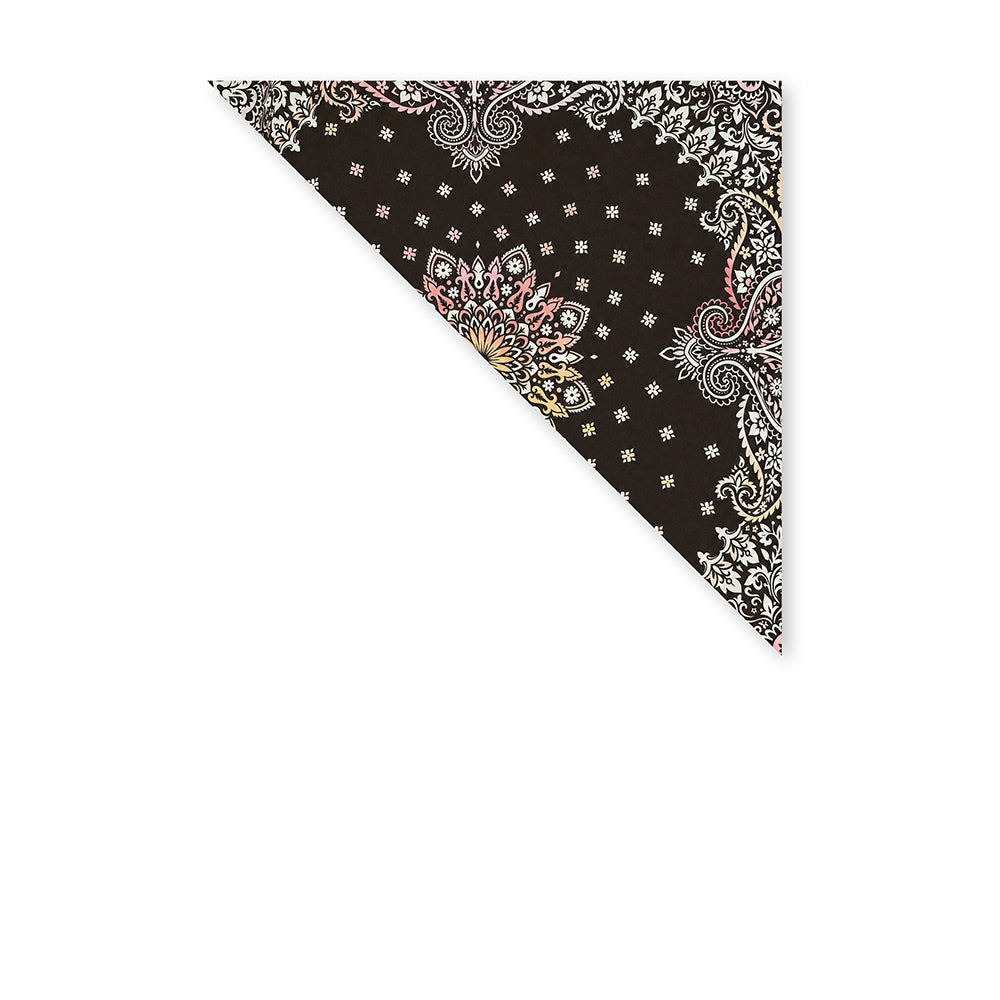 SCIARPA CON FANTASIA STILE MANDALA DOUBLE FACE