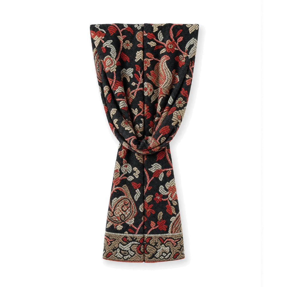 SCIARPA CON FANTASIA FLOREALE ORNAMENTALE