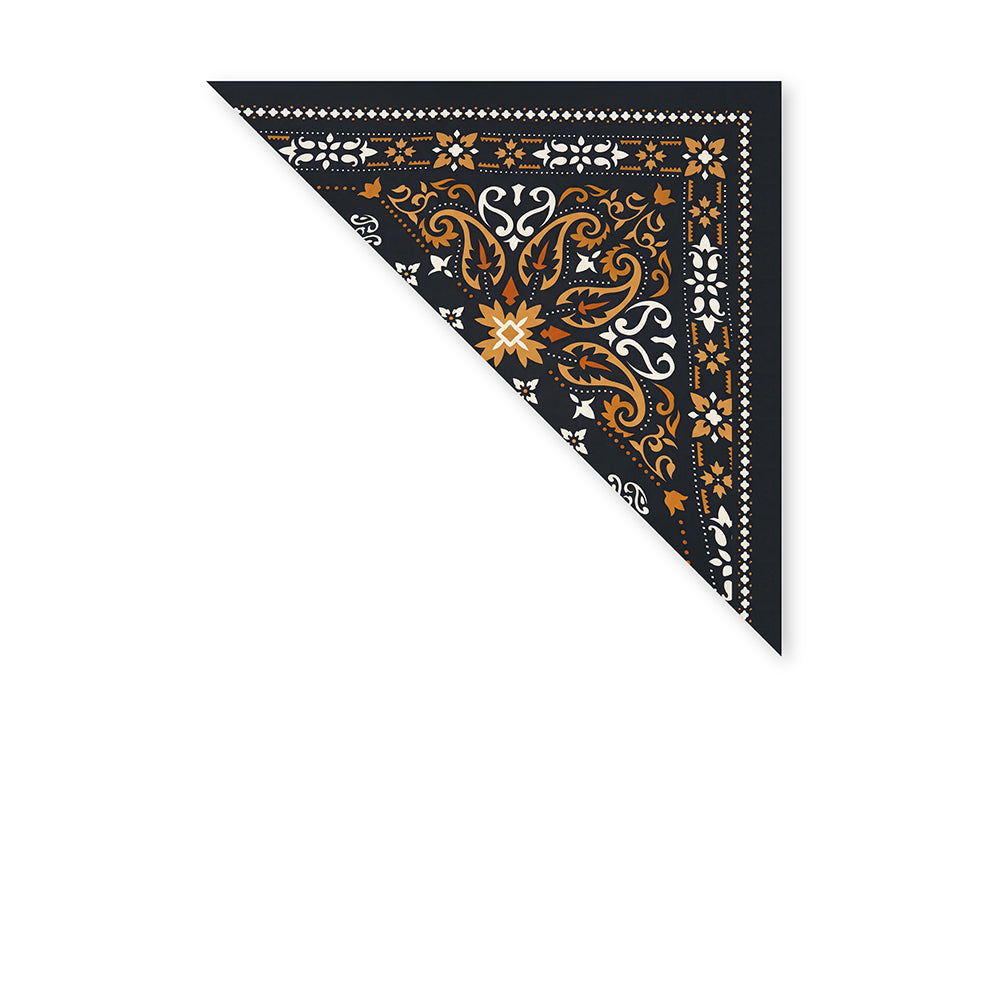 SCIARPA FOULARD DA COLLO CON FANTASIA A BANDANA CON PIU' COLORI