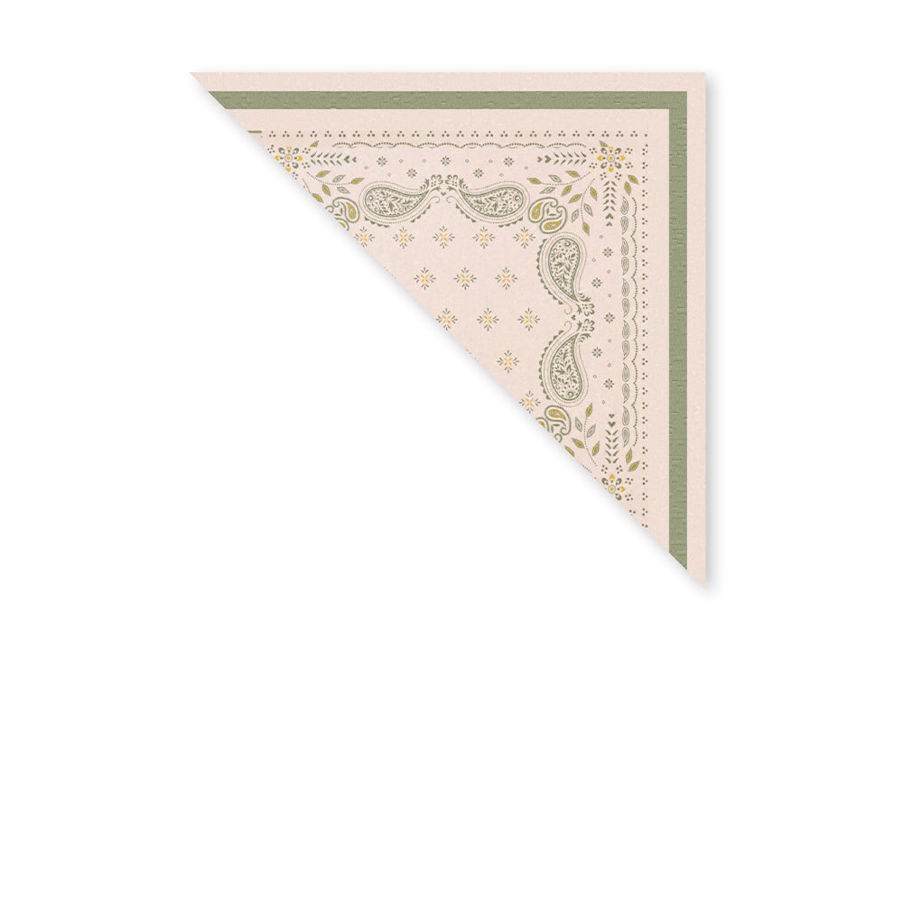 SCIARPA FOULARD DA COLLO CON FANTASIA BANDANA A TRATTO FINE