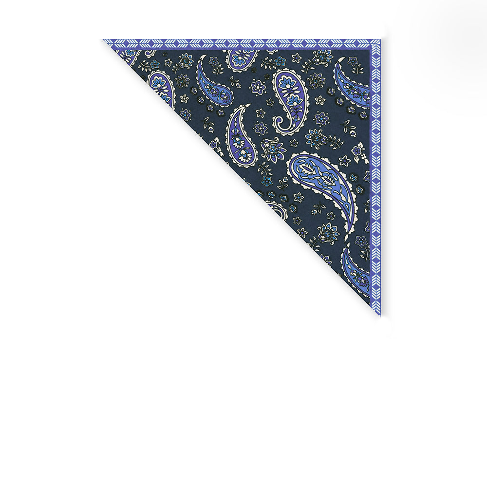 SCIARPA FOULARD DA COLLO CON FANTASIA CASHMERE