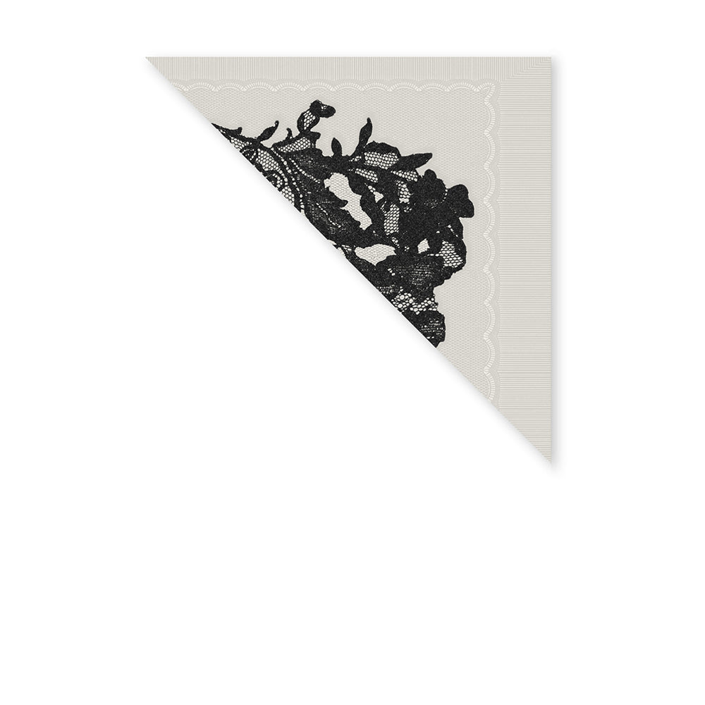SCIARPA FOULARD DA COLLO CON STAMPA A PIZZO