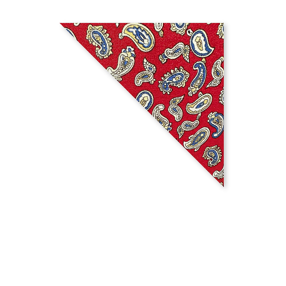 SCIARPA FOULARD IN SETA CON FANTASIA PAISLEY