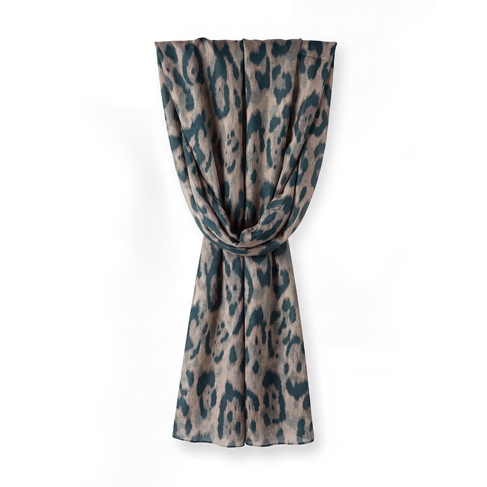 SCIARPA LEGGERA CON FANTASIA LEOPARDATA