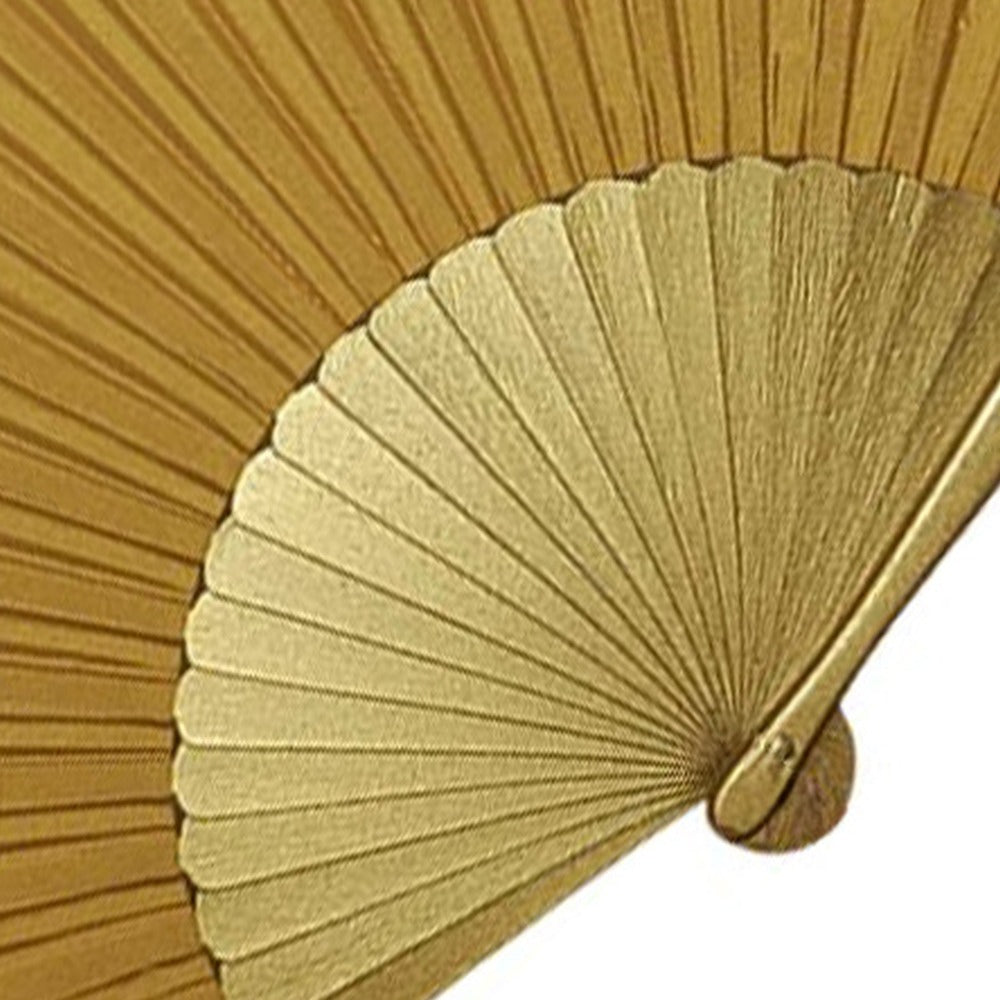 VENTAGLIO IN LEGNO E SETA TONO SU TONO