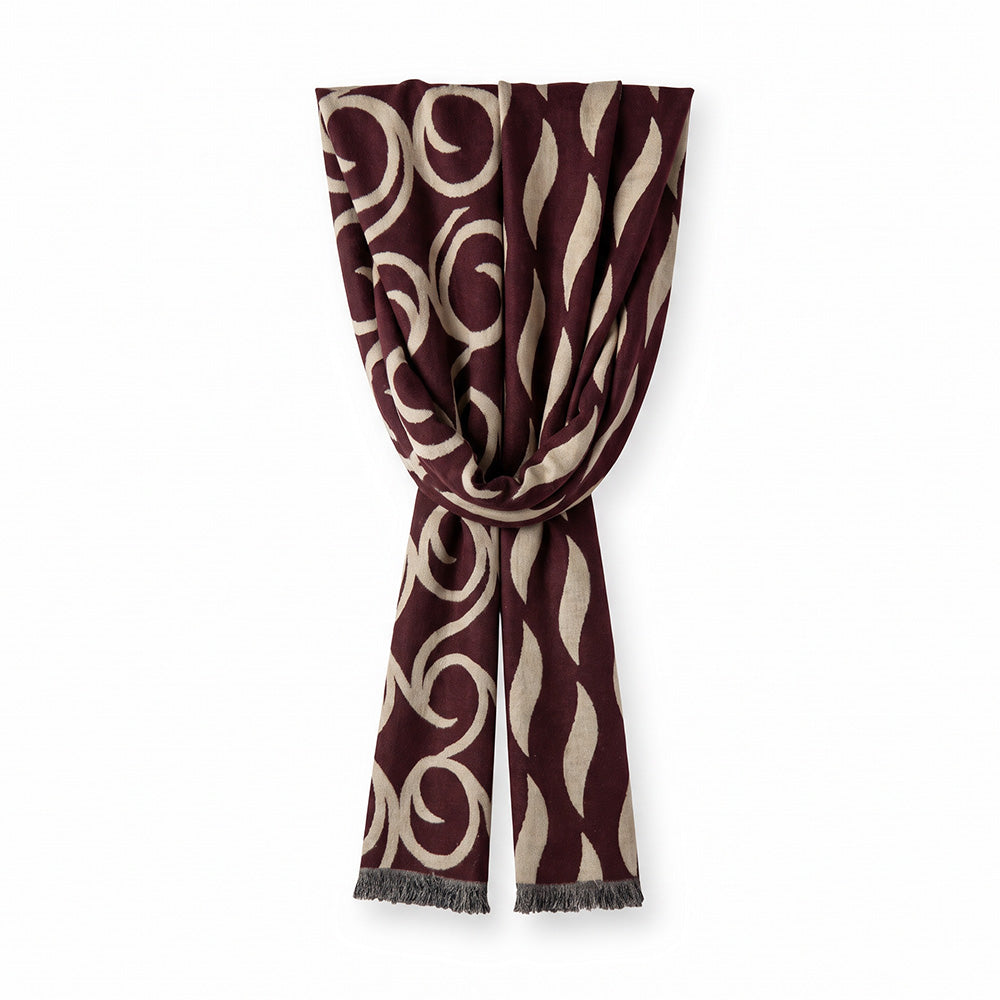 SCIARPA LEGGERA CON FANTASIE GEOMETRICHE