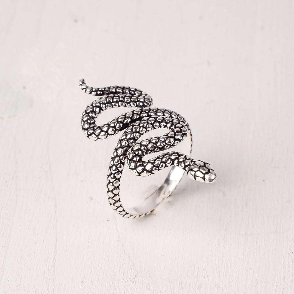 ANELLO SERPENTE INTAGLIATO