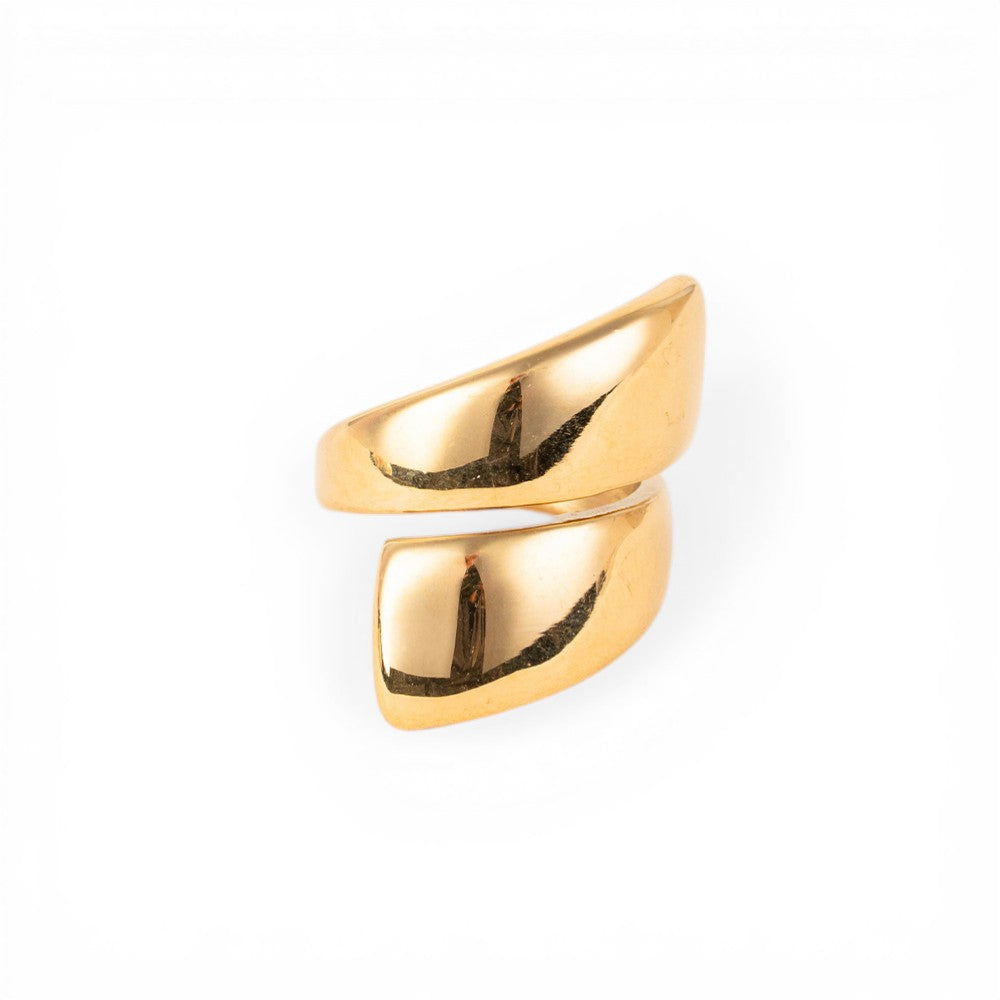 ANELLO CON FASCIA SOVRAPPOSTA