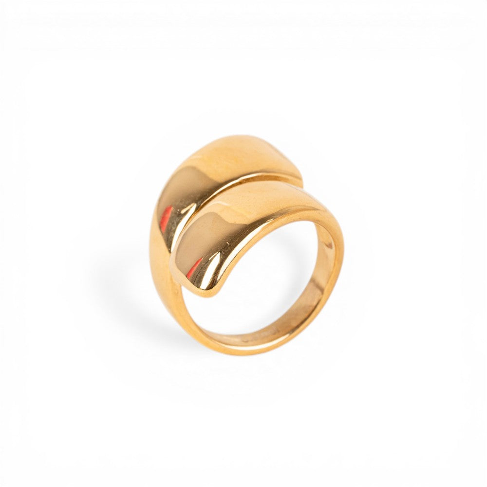 ANELLO CON FASCIA SOVRAPPOSTA
