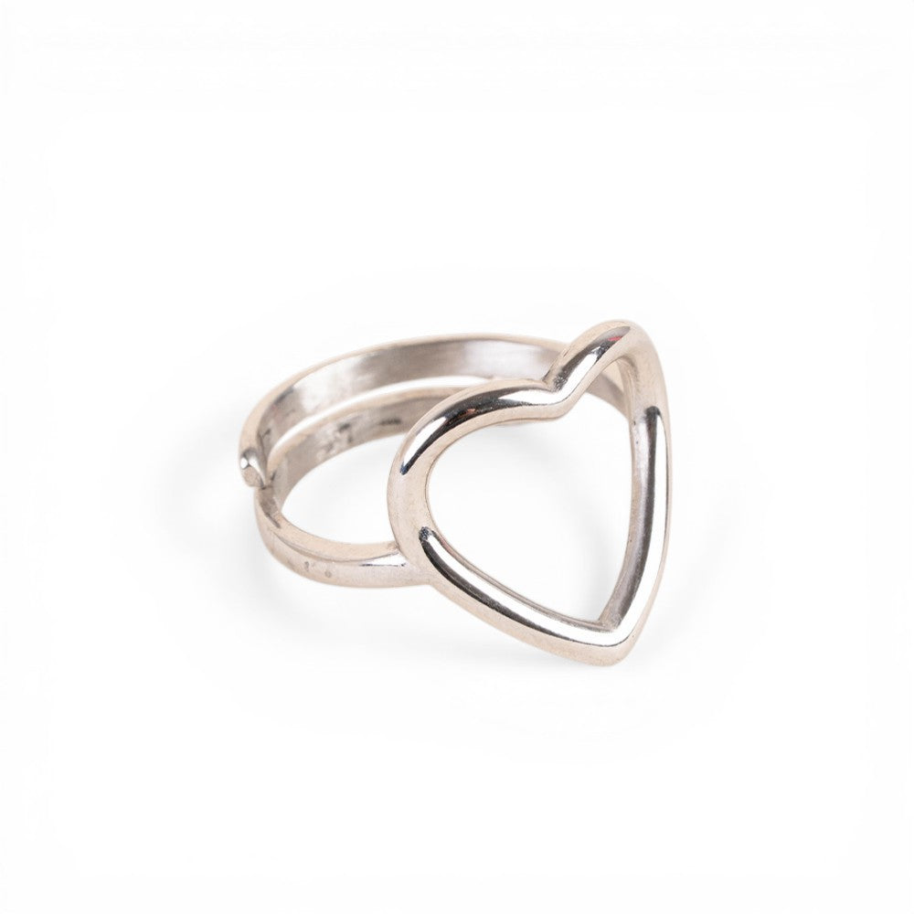 ANELLO REGOLABILE CON CUORE