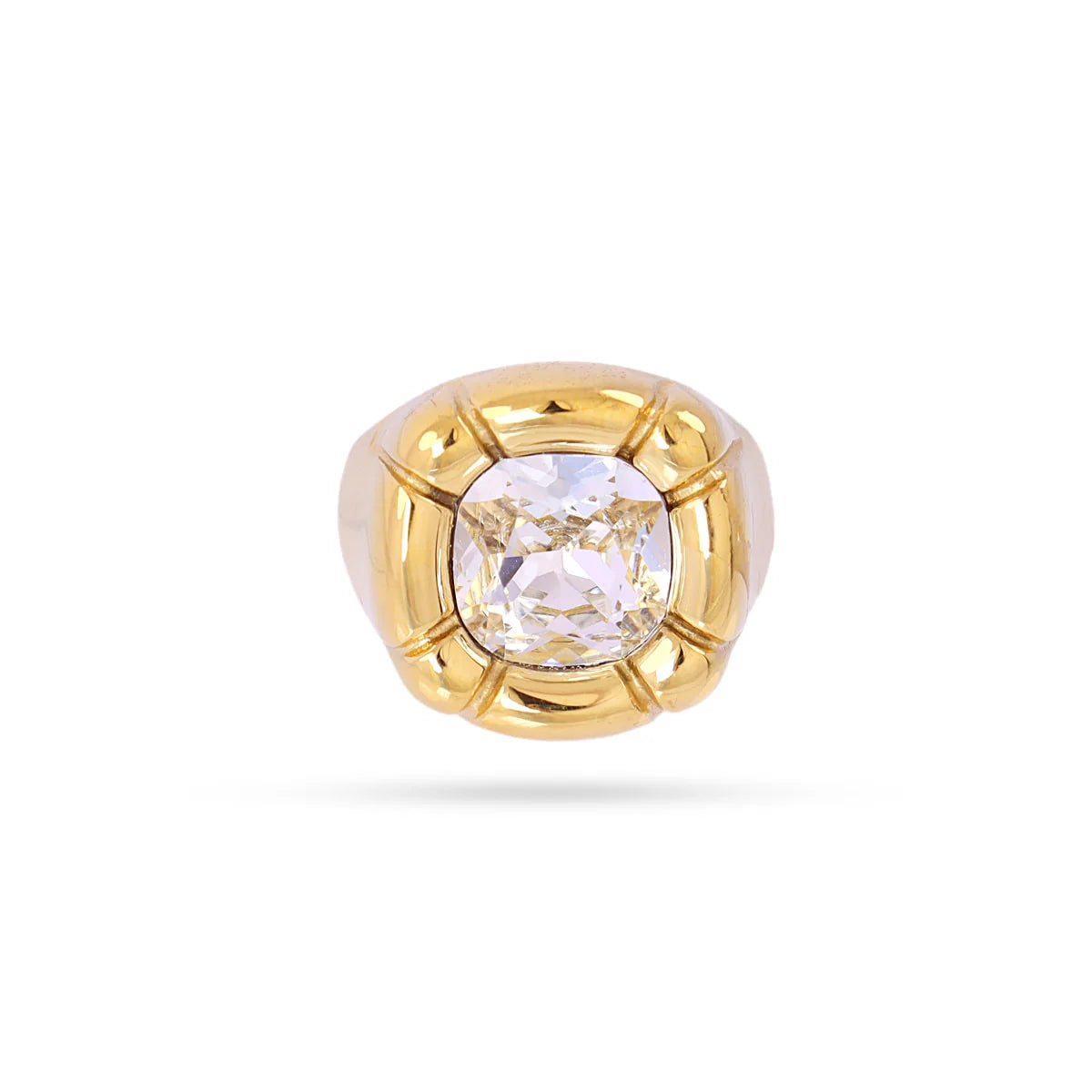 ANELLO CON STRASS GRANDE CENTRALE