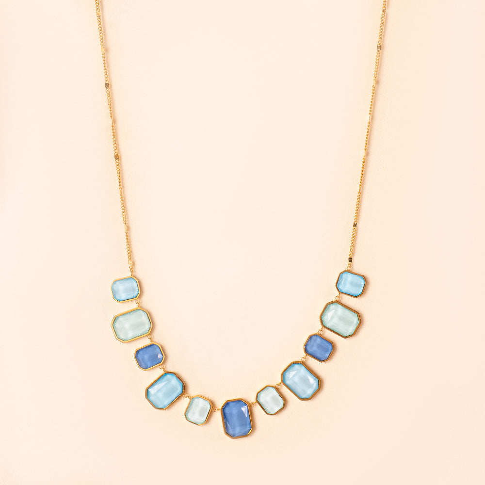 COLORED STONES NECKLACE