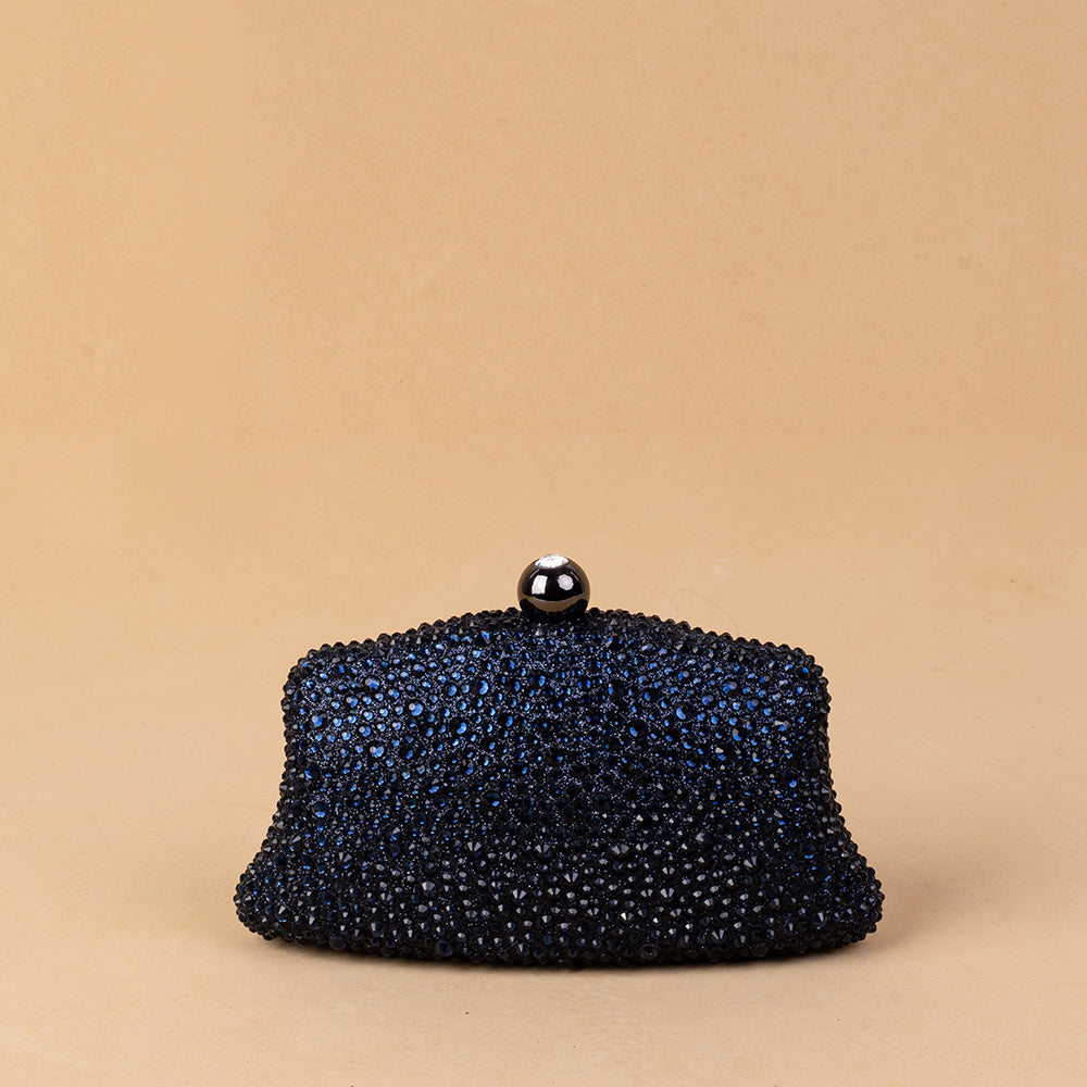 BORSA POCHETTE STRASS