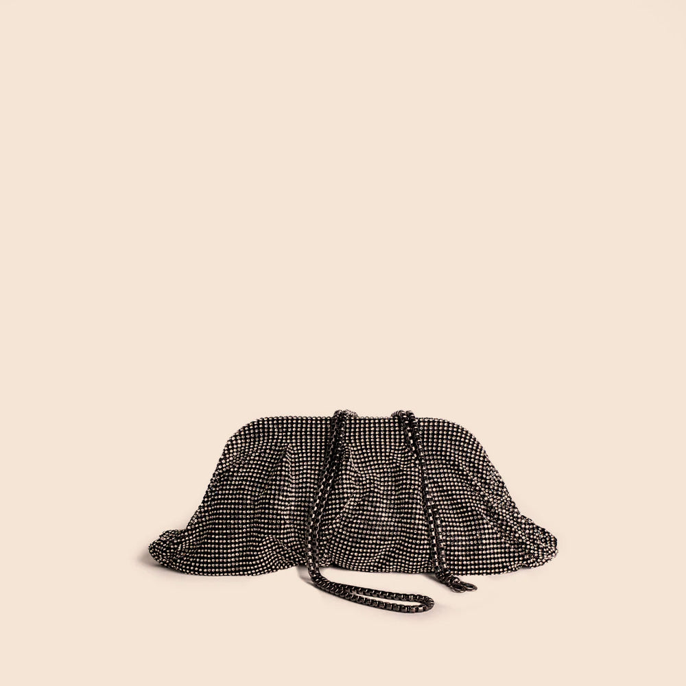 BORSA POCHETTE STRASS