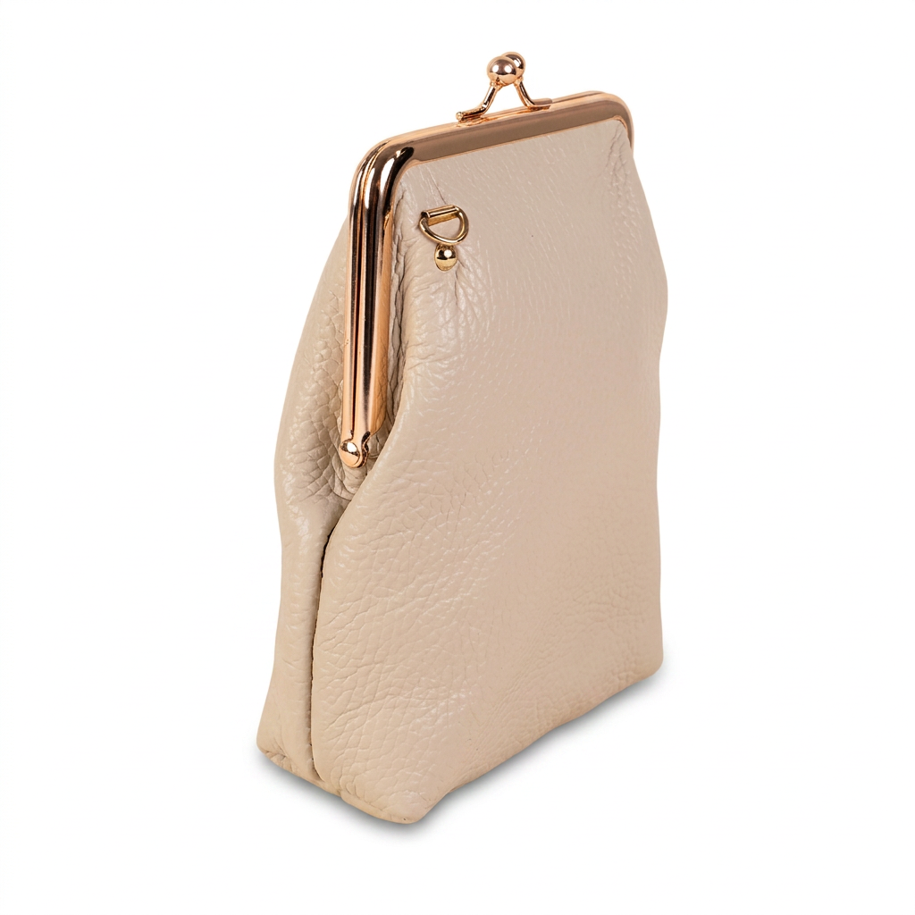 BORSA POCHETTE CON CHIUSURA A CLICK