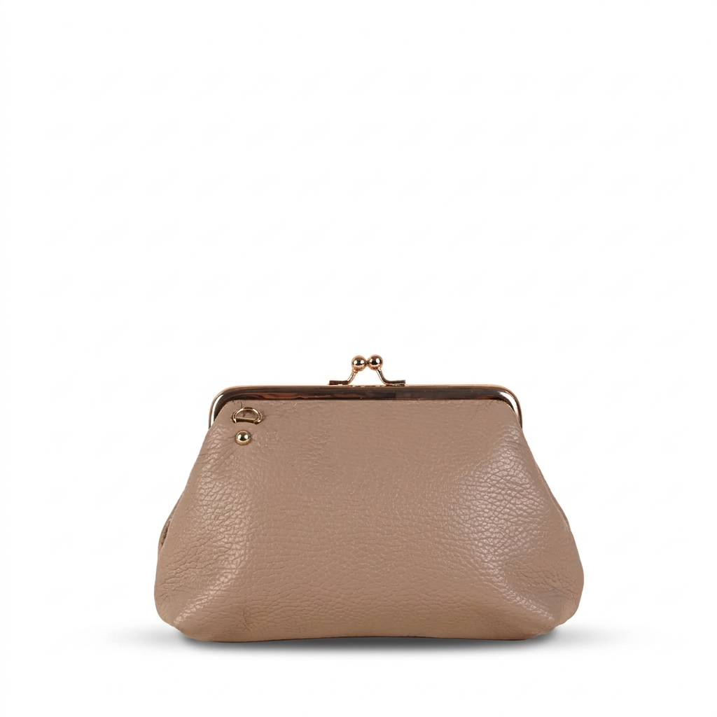 BORSA POCHETTE CON CHIUSURA A CLICK