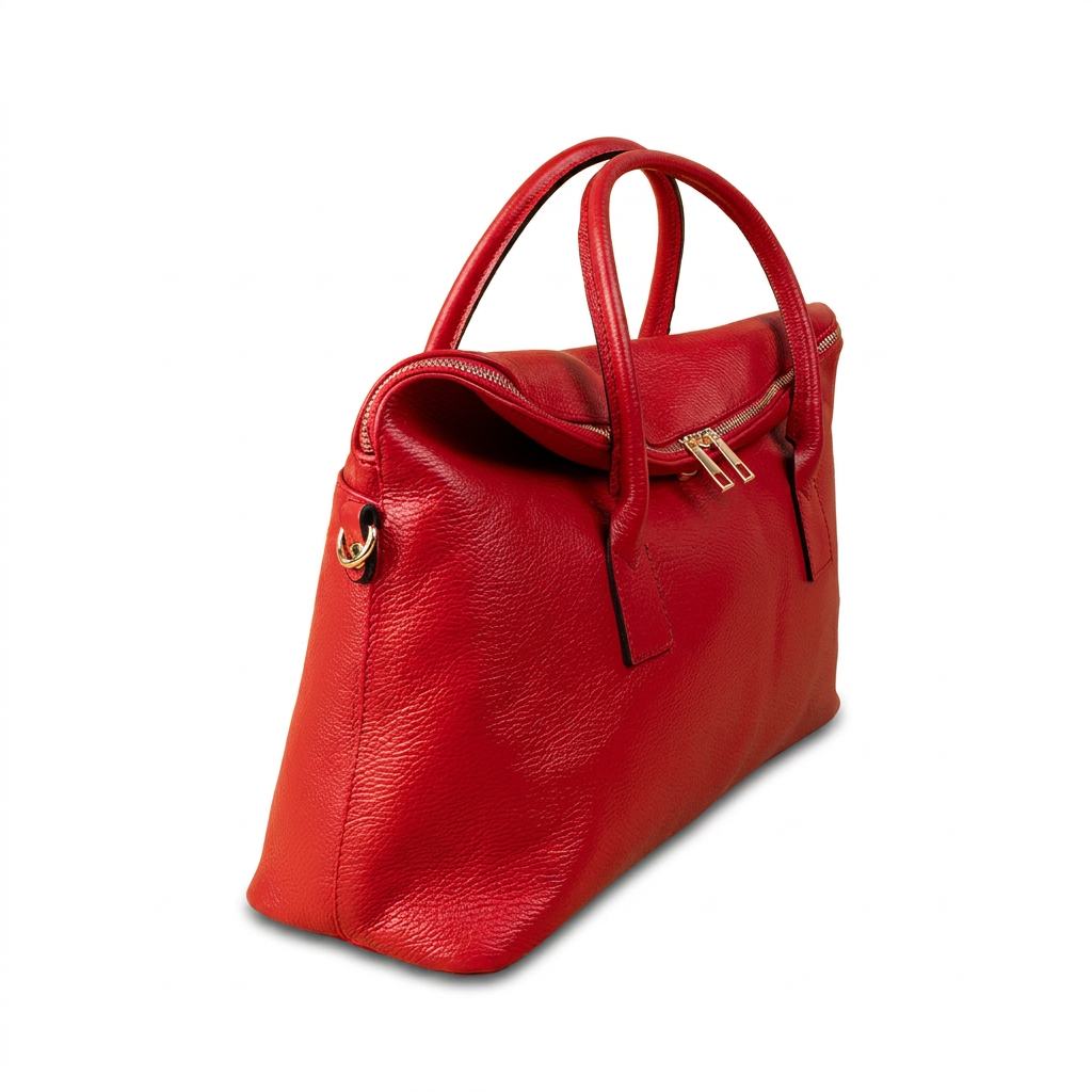 BORSA A MANO CON CHIUSURA A PATTINA CON RISVOLTO E CON ZIP