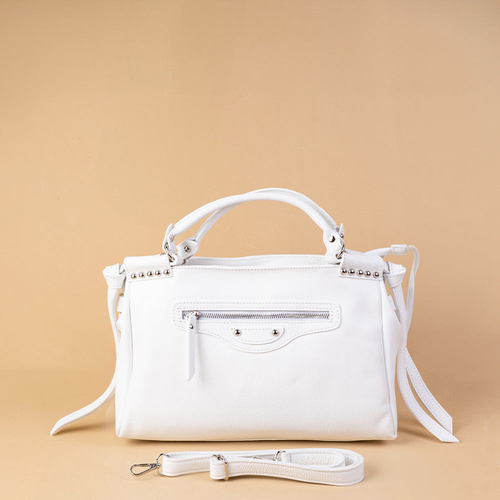 RECTANGULAR HANDBAG WITH STUDS