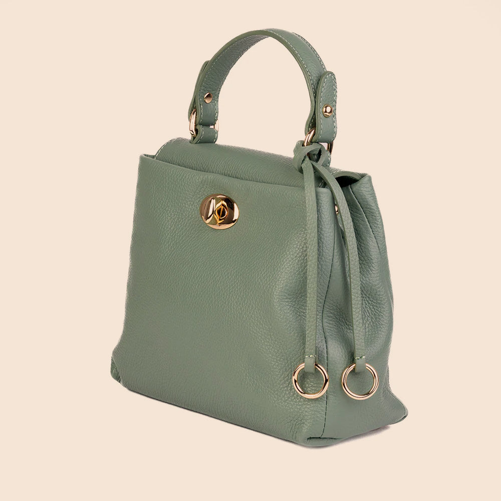 BORSA A MANO VERA PELLE