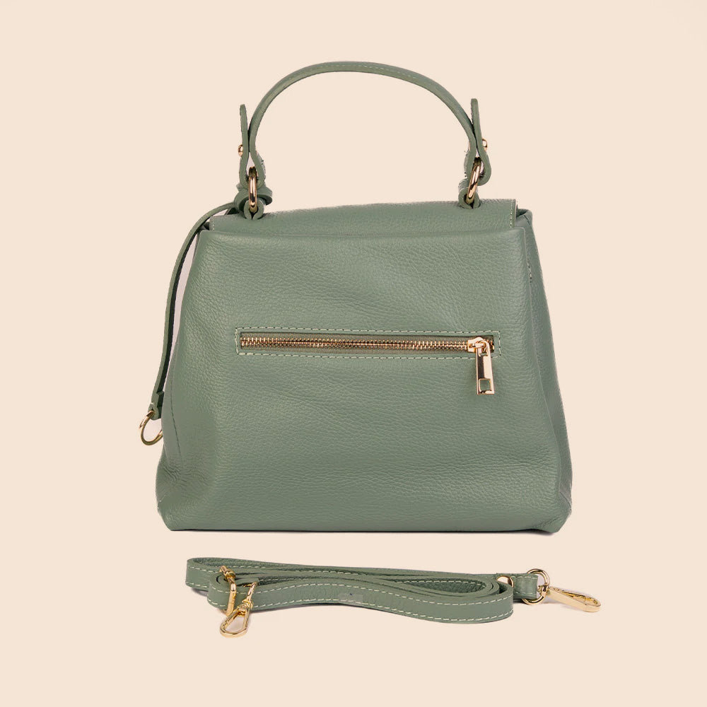 BORSA A MANO VERA PELLE