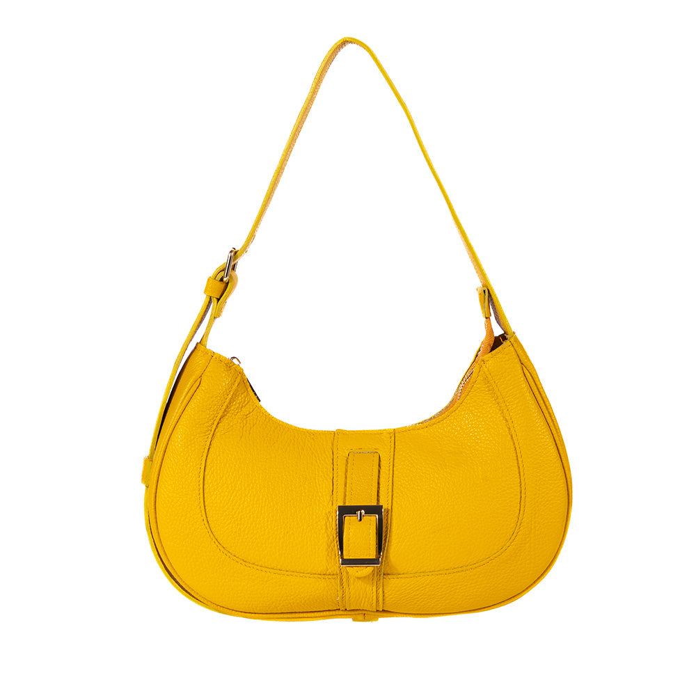HALF MOON SHOULDER BAG WITH BUCKLE