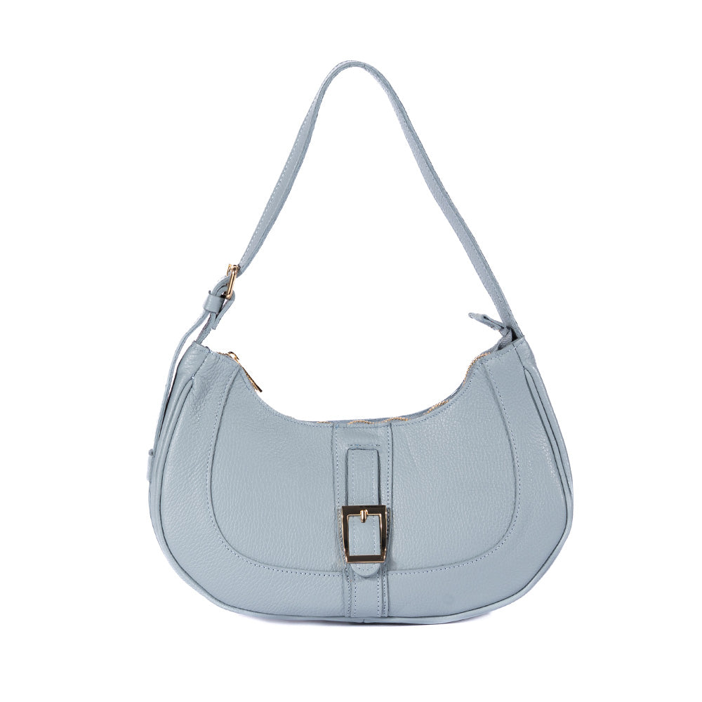 HALF MOON SHOULDER BAG WITH BUCKLE
