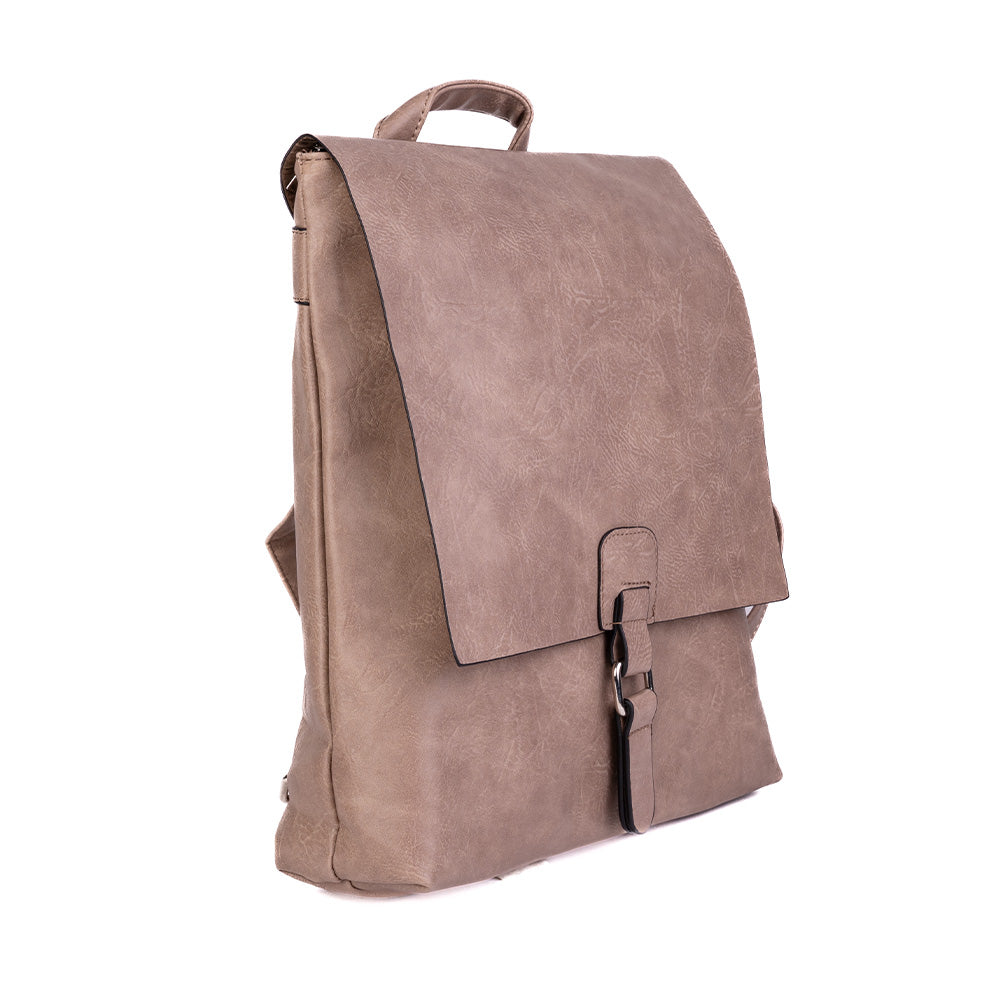 BORSA ZAINO CON MOSCHETTONE CENTRALE