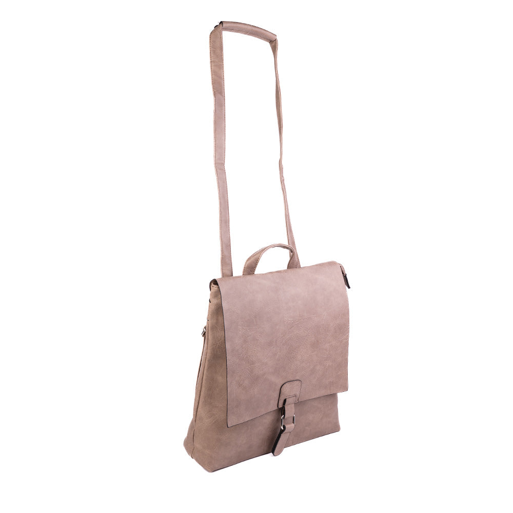 BORSA ZAINO CON MOSCHETTONE CENTRALE