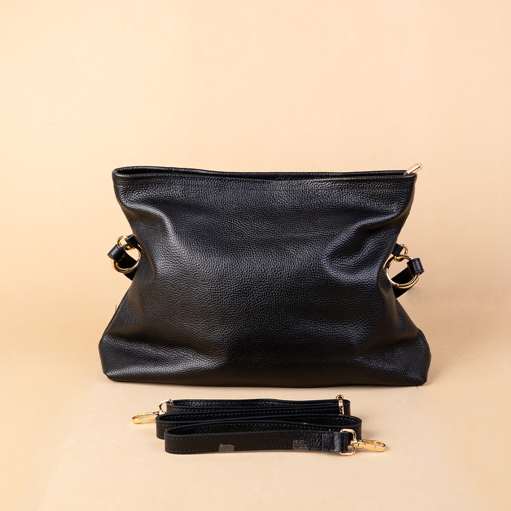 BORSA A SPALLA CON TRACOLLA