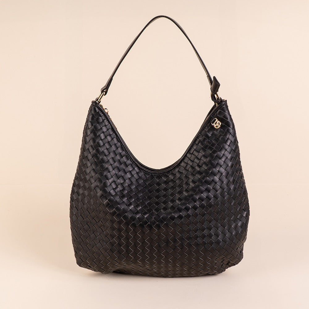 BORSA A SPALLA INTRECCIATA