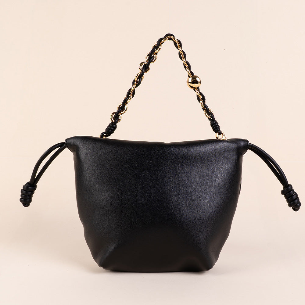 BORSA POCHETTE CON LACCETTI CHIUSURA MAGNETICA E DOPPIA TRACOLLA