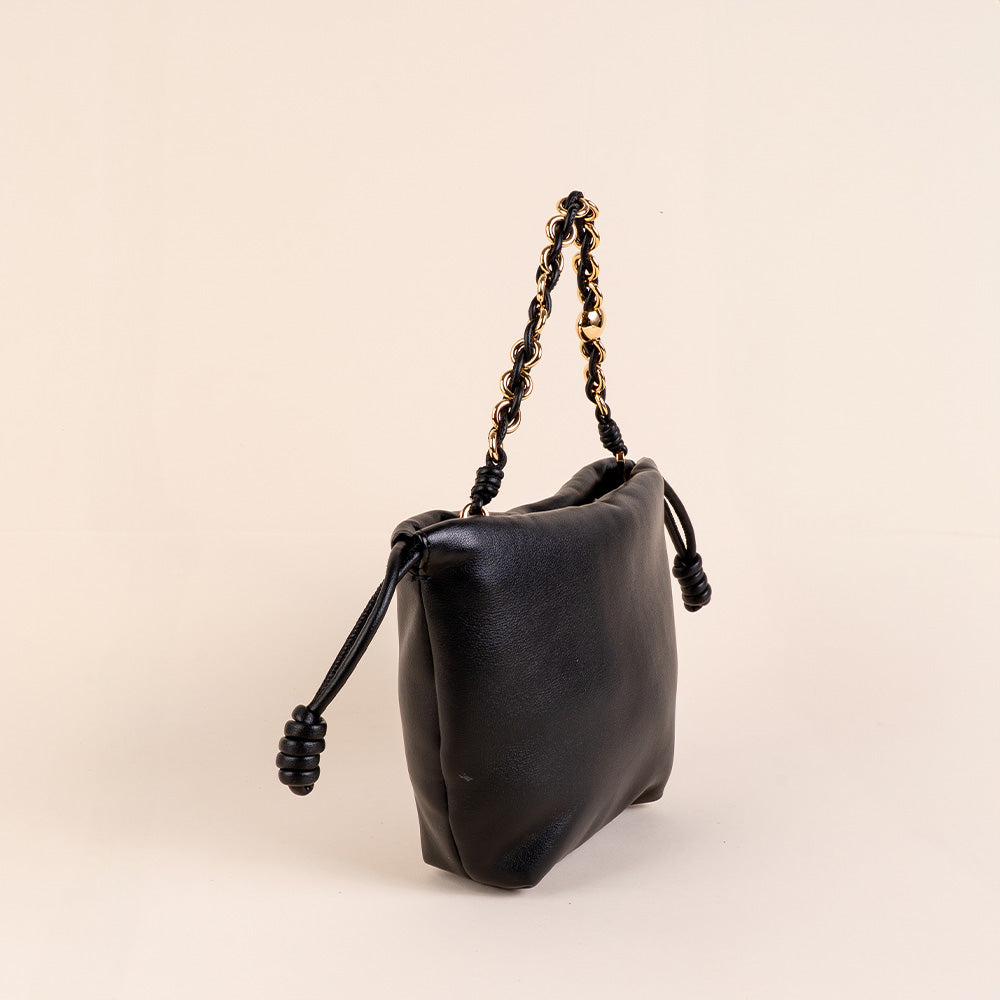 BORSA POCHETTE CON LACCETTI CHIUSURA MAGNETICA E DOPPIA TRACOLLA