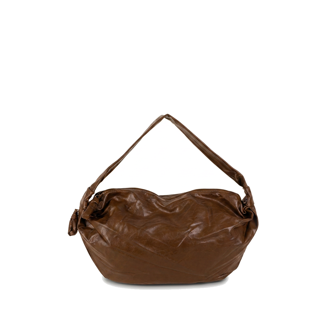 BORSA A SPALLA ALLUNGATA CON ZIP LATERALE