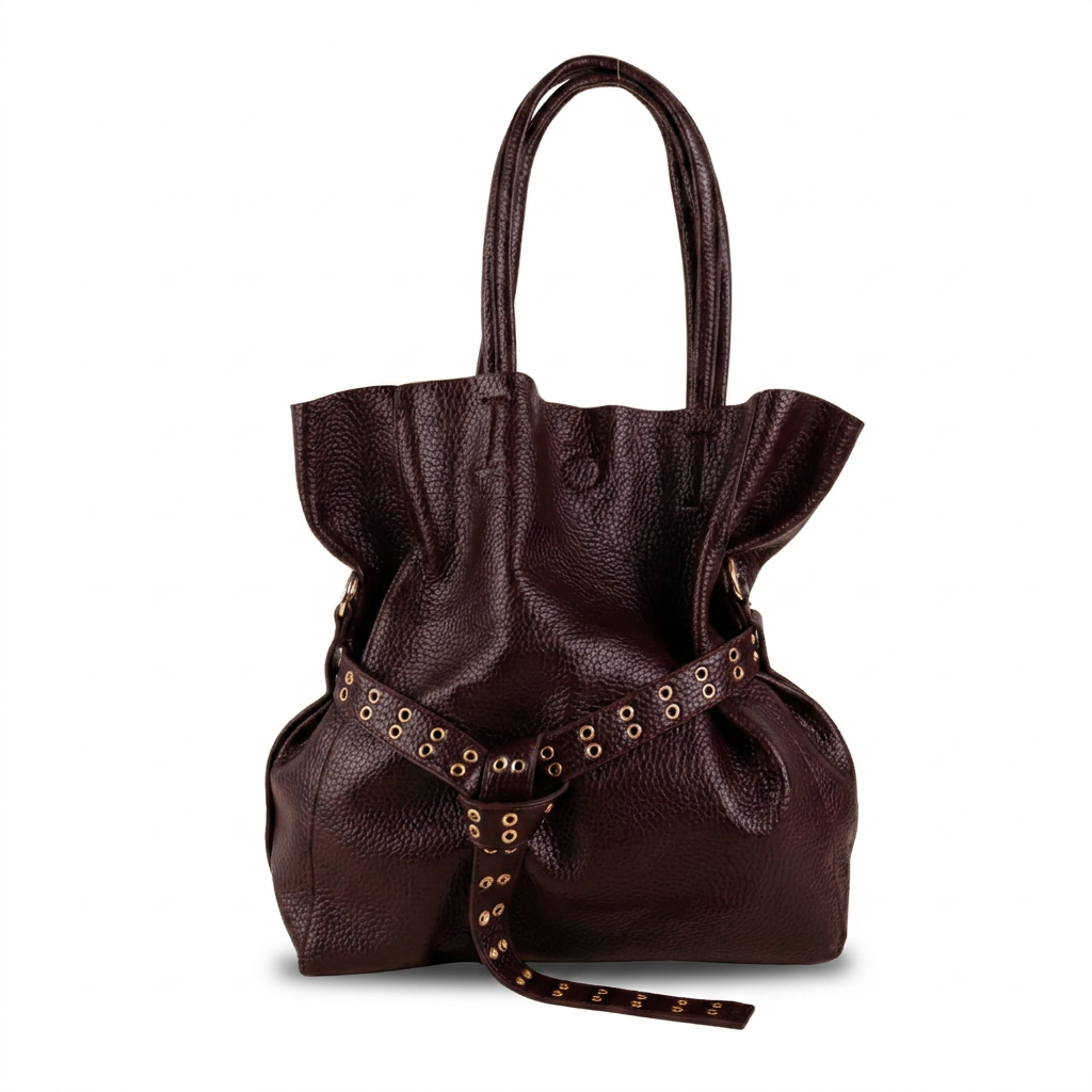 BORSA SHOPPING BAG CON CINTA CENTRALE, SVUOTA BORSA E TRACOLLA