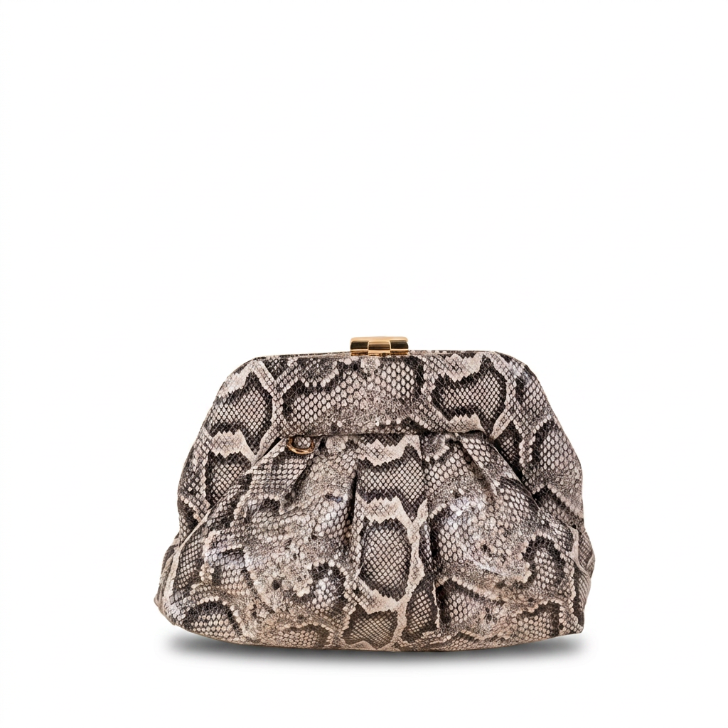 BORSA POCHETTE LUCIDA A CON TRACOLLA