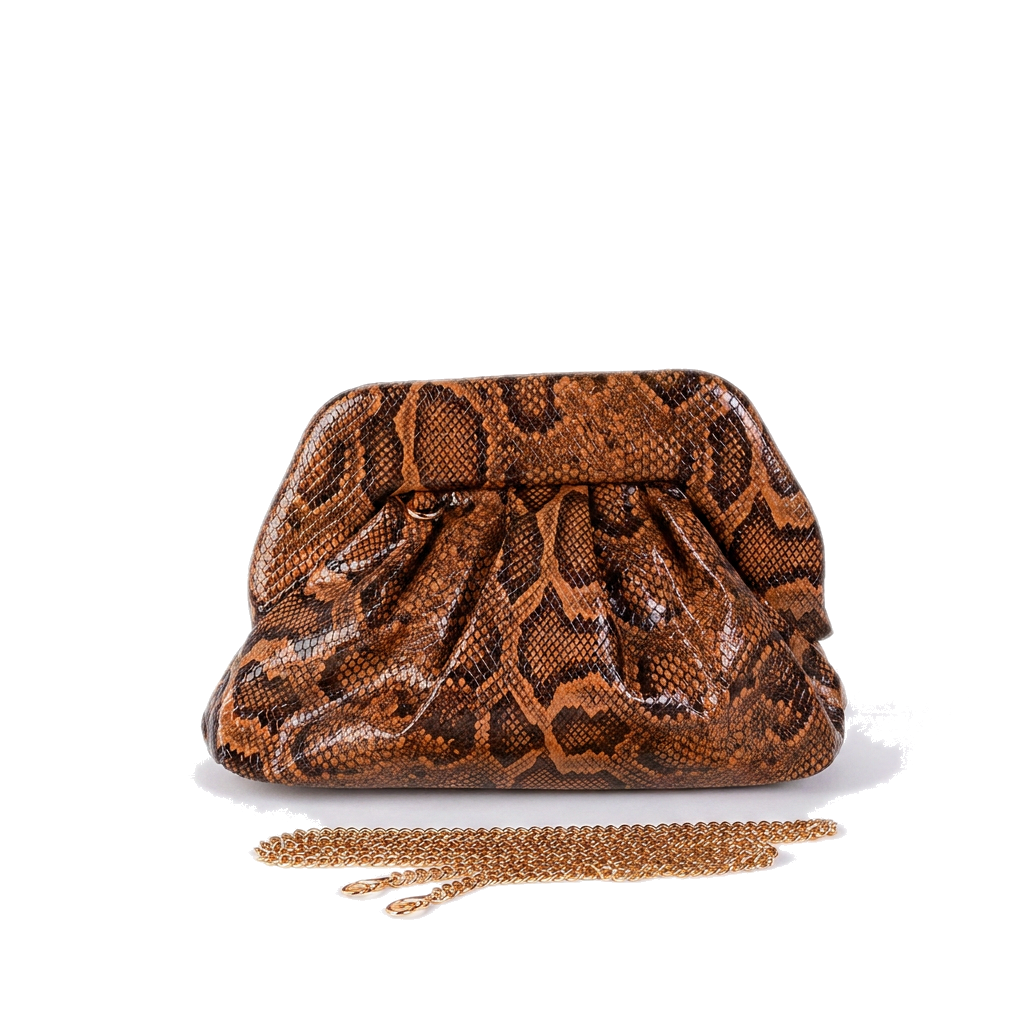 BORSA POCHETTE LUCIDA A CON TRACOLLA
