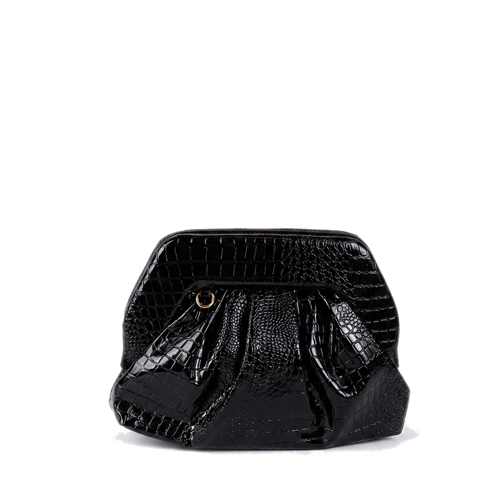 BORSA POCHETTE LUCIDA A CON TRACOLLA