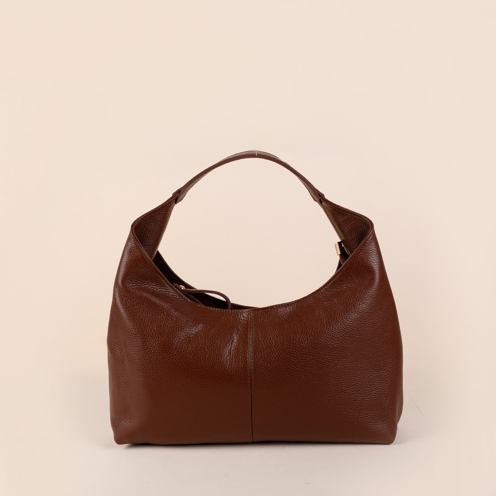 BORSA A SPALLA CLASSICA CON ZIP
